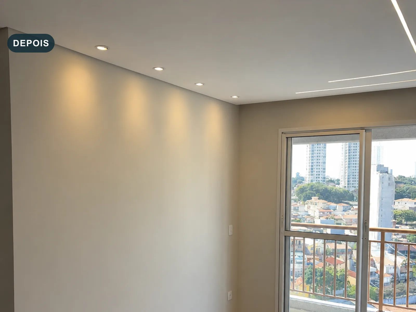 Depois recém-pintado — Transformação completa