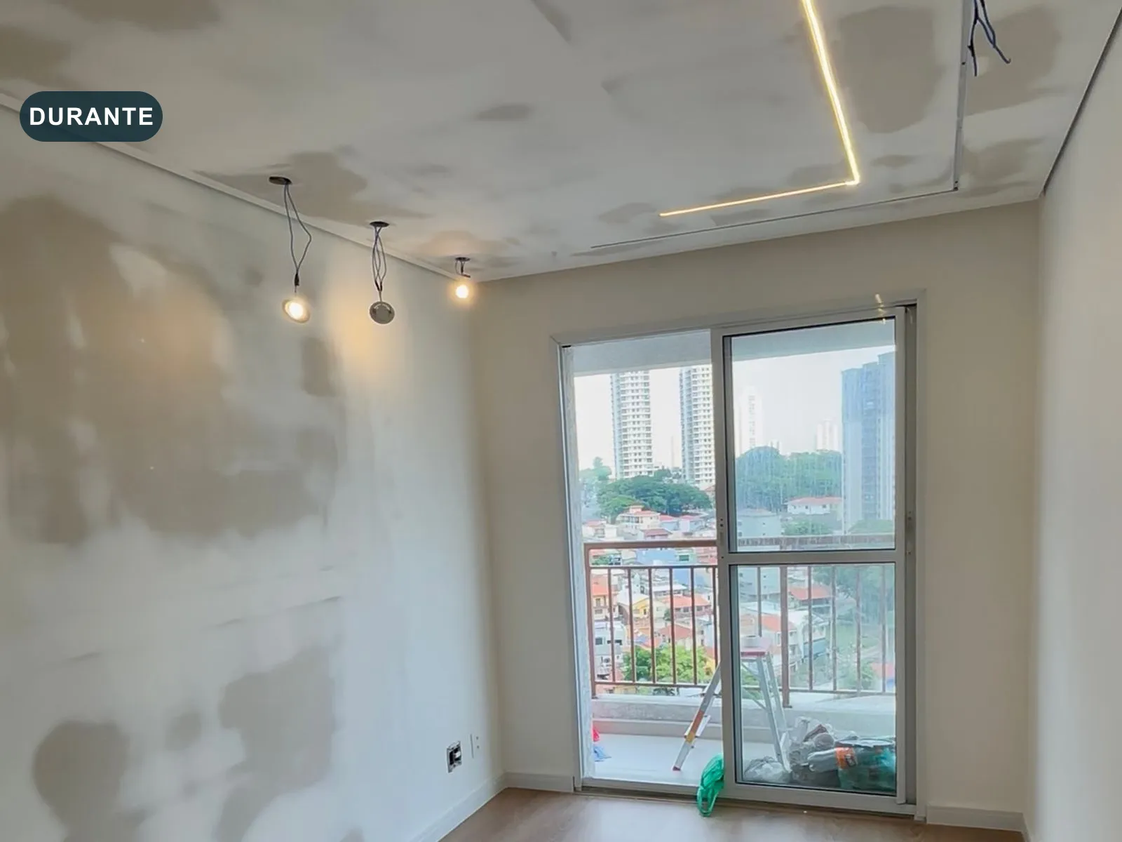 Durante recém-pintado — Transformação completa